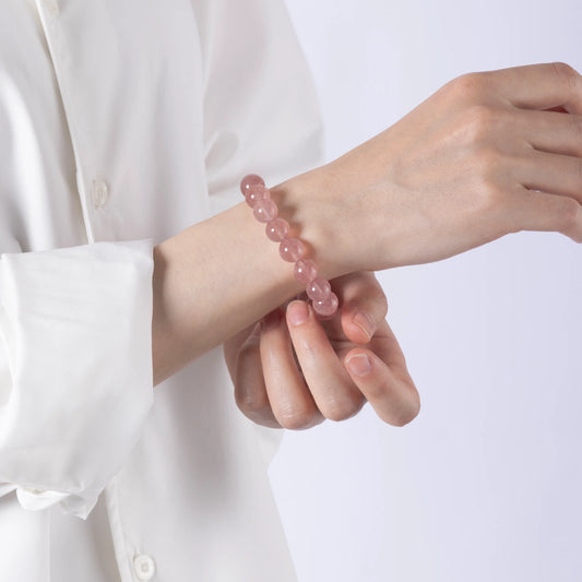 Strawberry Quartz Bracelet for Love and Emotional Peace