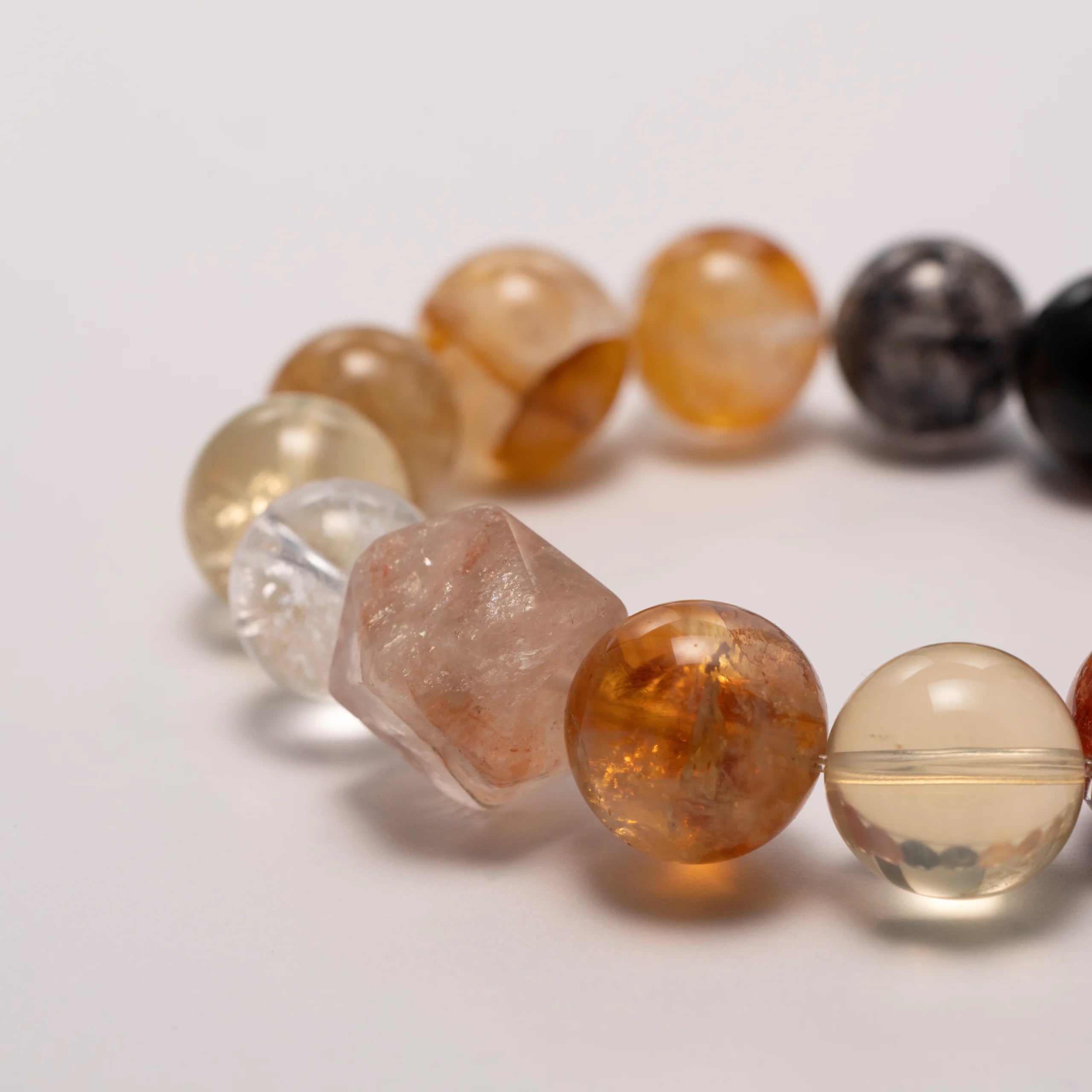 Protection crystal bracelet for energy shielding and aura defense