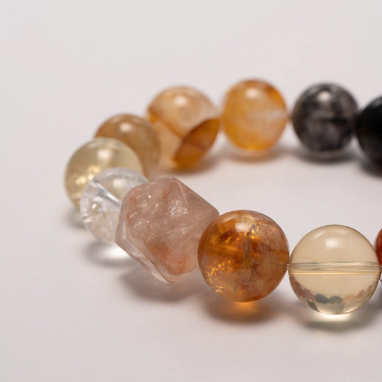 Protection crystal bracelet for energy shielding and aura defense