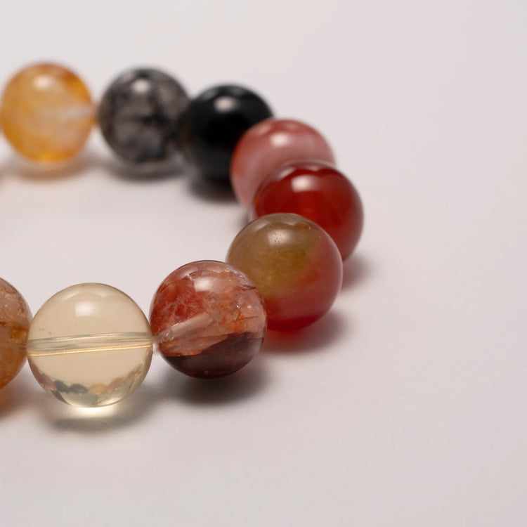 Protection crystal bracelet for energy shielding and aura defense