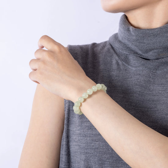 Green Aventurine Bracelet for luck and emotional balance by Dare to Mystic