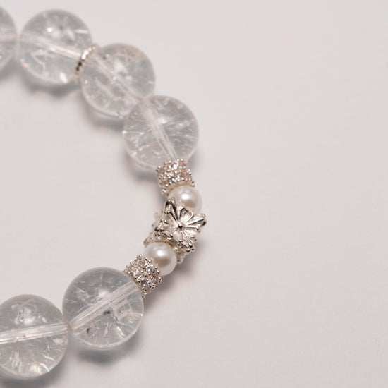 Clear Quartz Crystal Bracelet – A beautiful bracelet made with clear quartz crystals, known for their amplifying energy and powerful healing properties.