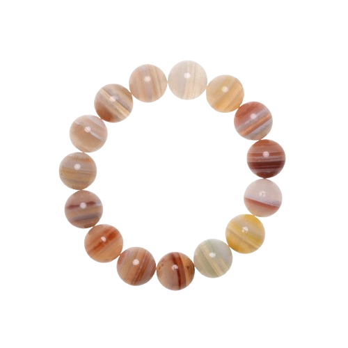 Earth Lines – Banded Agate Bracelet_Main