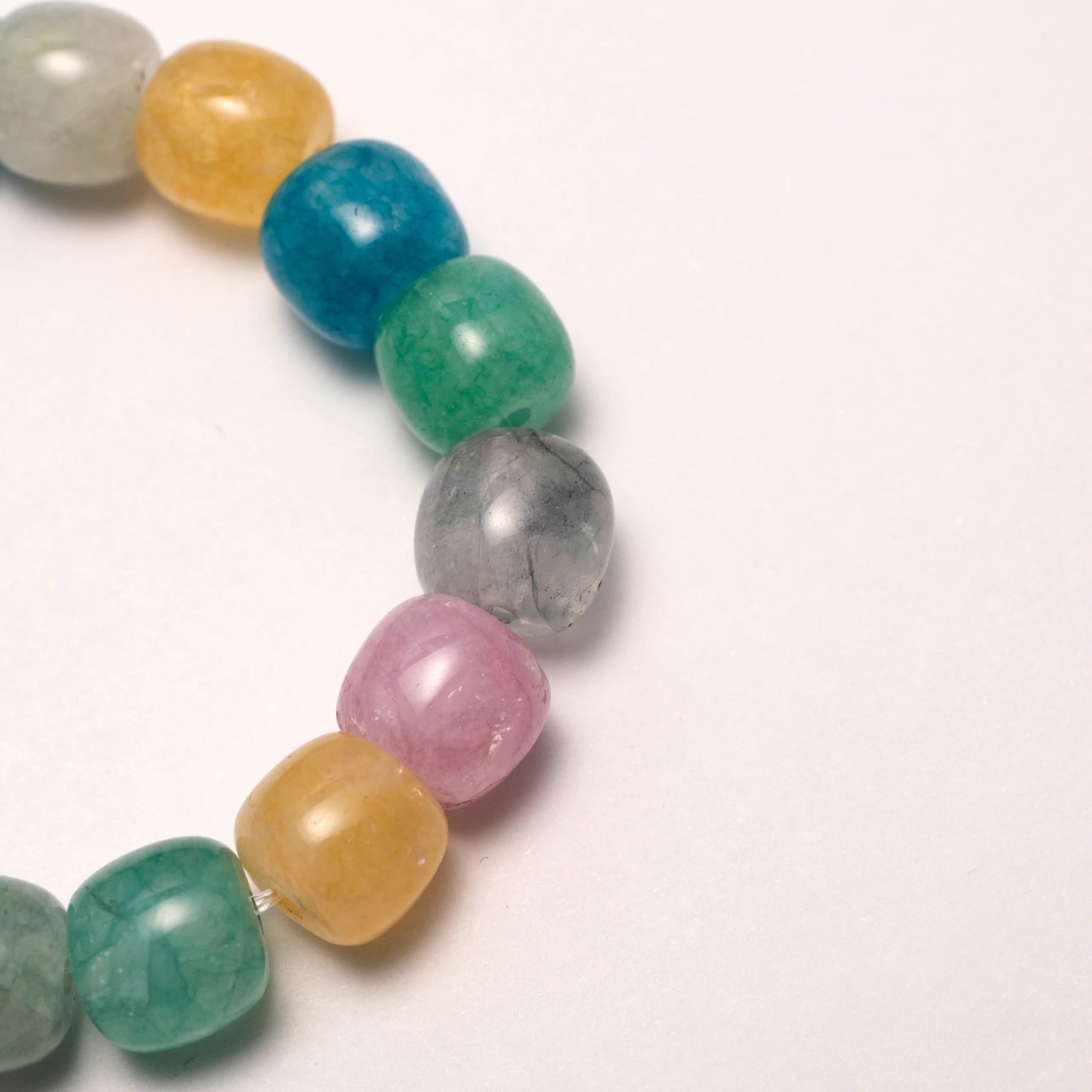 Multicolor Tourmaline Crystal Bracelet for Emotional Balance and Self-Alignment