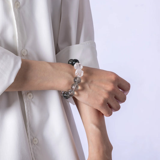 Green Crystal Bracelet for Emotional Wellness and Balance