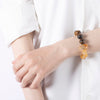 Golden Axis – Tiger Eye & Golden Rutilated Quartz Bracelet