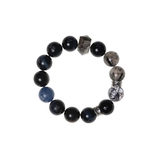 Midnight Guard-Obsidian Crystal Bracelet_Main