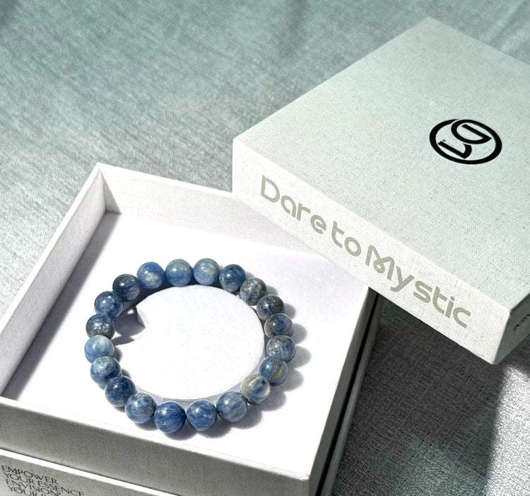 Monet’s Garden – Blue Kyanite Bracelet for Calm & Clarity