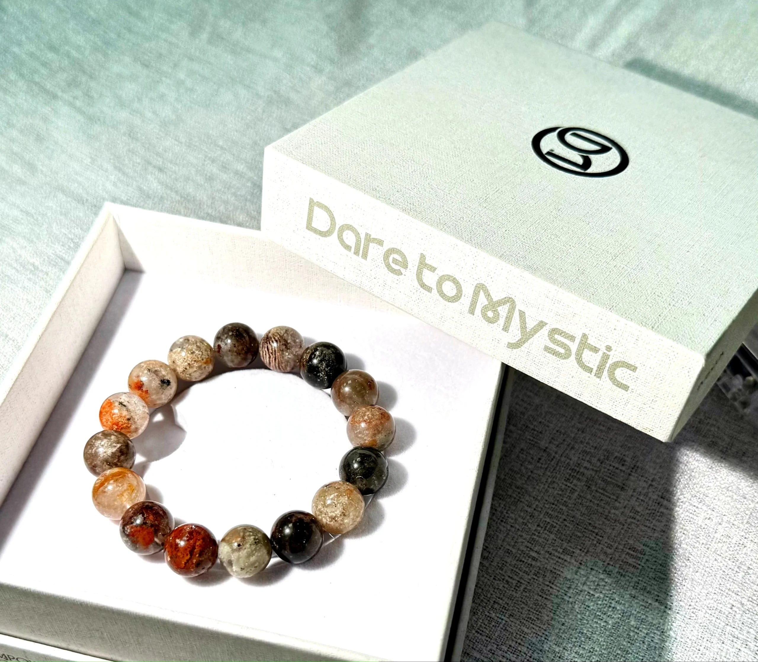 Phantom Quartz Bracelet – Layered Crystal Healing Stone Jewelry