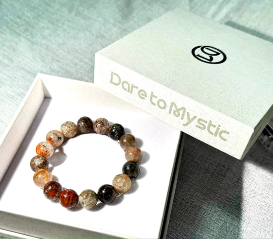 Phantom Quartz Bracelet – Layered Crystal Healing Stone Jewelry