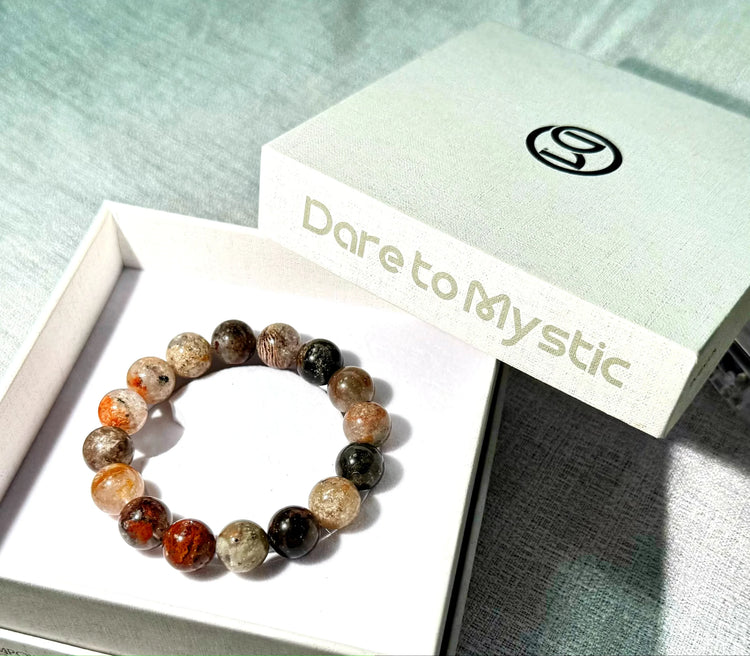 Phantom Quartz Bracelet – Layered Crystal Healing Stone Jewelry