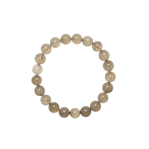 Gray Moonstone Crystal Bracelet – A beautiful bracelet featuring gray moonstone crystals, known for their calming energy and spiritual healing properties.