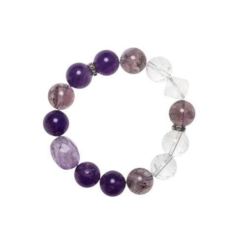 Violet Clarity-Amethyst Crystal Bracelet_Main