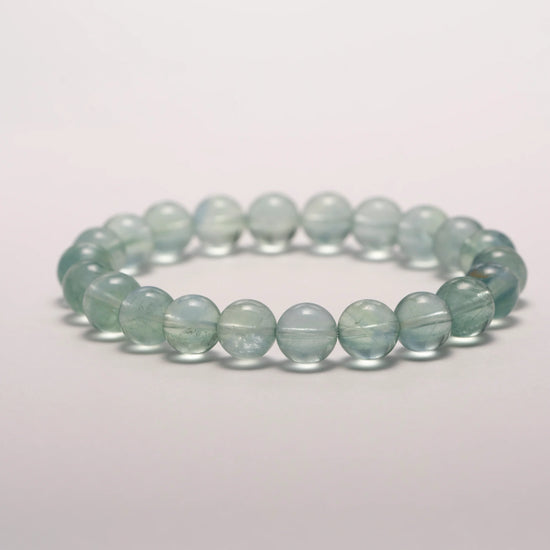 Green Prehnite Bracelet – A beautiful bracelet made with Green Prehnite crystals, known for their healing properties and ability to enhance intuition and peace.