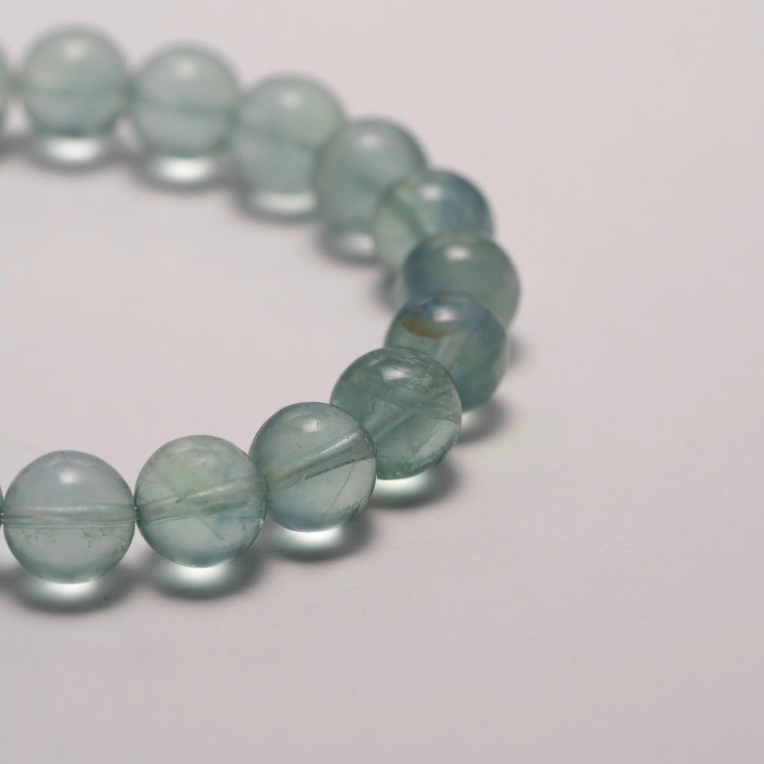Green Prehnite Bracelet – A beautiful bracelet made with Green Prehnite crystals, known for their healing properties and ability to enhance intuition and peace.