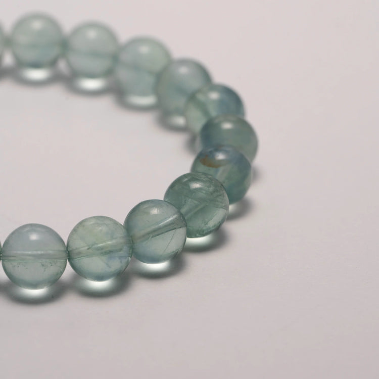 Green Prehnite Bracelet – A beautiful bracelet made with Green Prehnite crystals, known for their healing properties and ability to enhance intuition and peace.